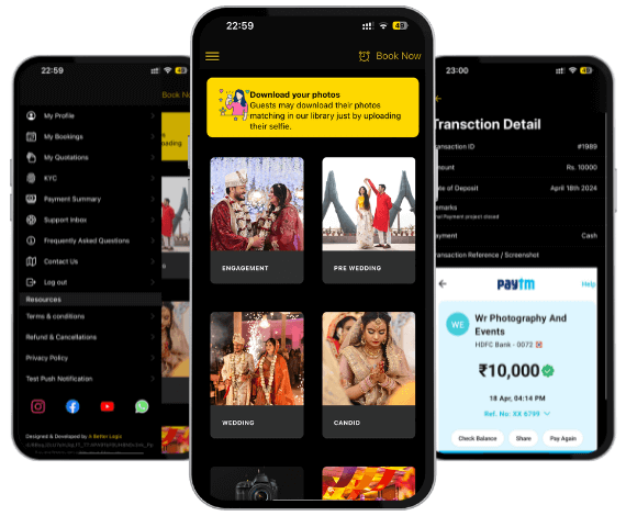 Wedding Reels Mobile App